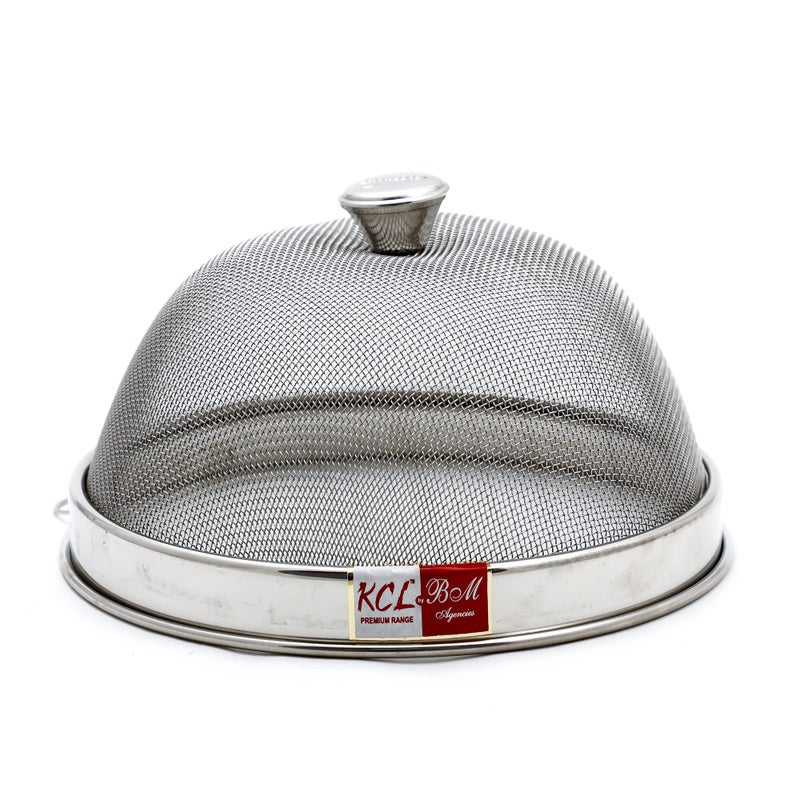 KCL Stainless Steel Multipurpose Food Grade Mesh Dome for Food/Fruits/Vegetables Cover - 1 Unit (Dimension 20 CM) - Image 1