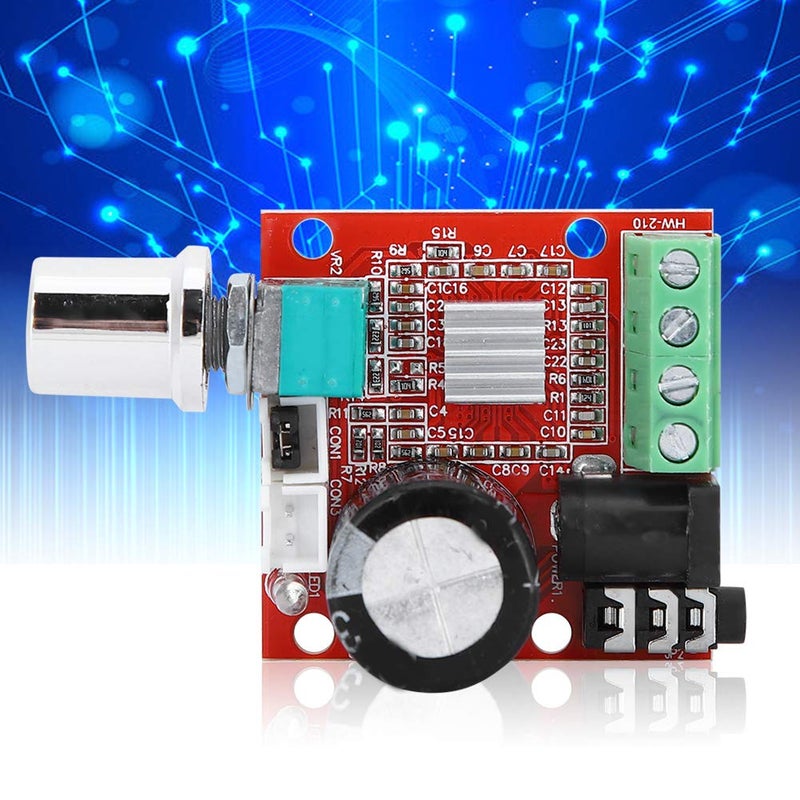 PAM8610 لوحة مكبر الصوت الرقمي المجسم 8V 12V DC عالية الطاقة سابوفر ميني صوتي - Image 3