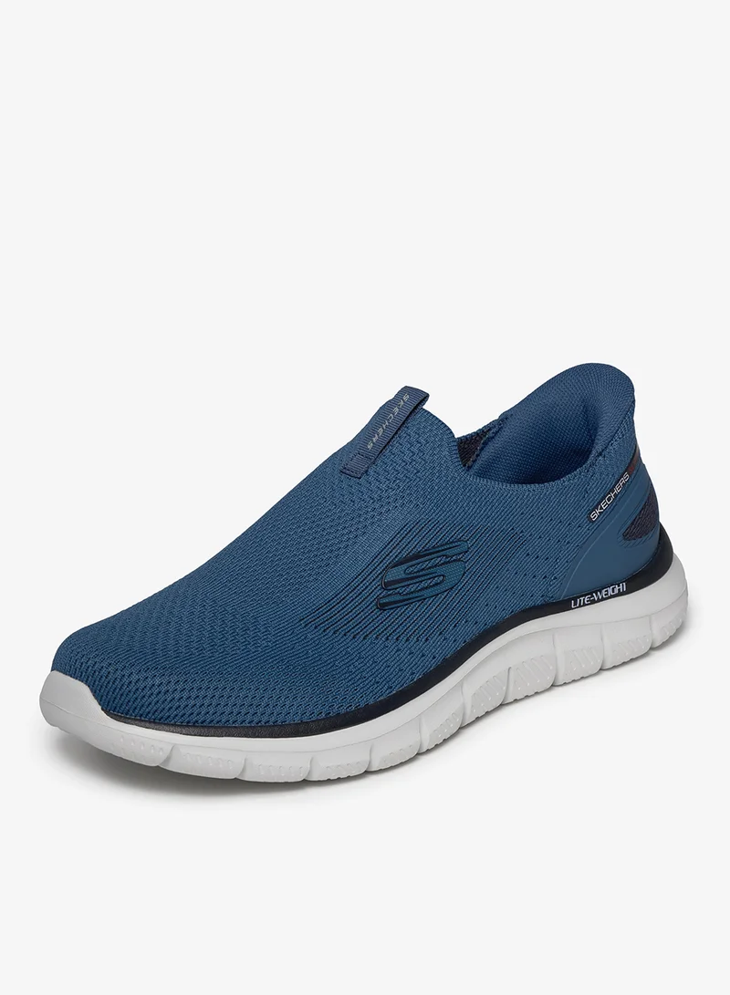 Skechers BLUE KNIT Track for Men | Best Price UAE