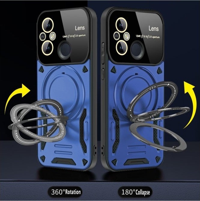 FUJİMAX FUJIMAX Xiaomi Redmi Note 12 Pro 5g Case Magsafe Feature Metal Ring Edge Silicone Phone Case  - Image 2