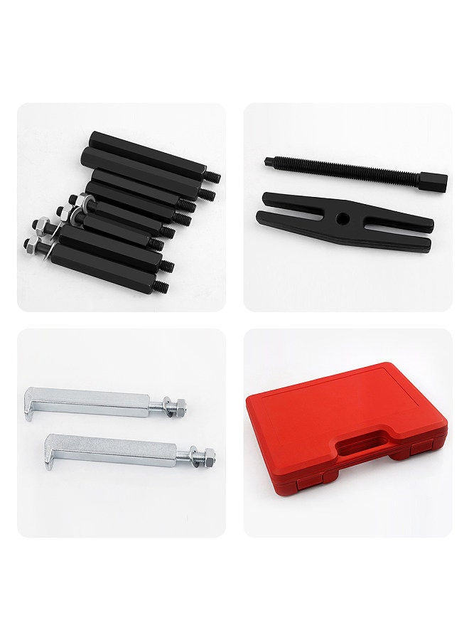 12 PCS Bearing Separator Puller Kit Heavy Duty Bearing Splitter Remover for Wheel Hub Gear Pinion Automotive Repair Tool
