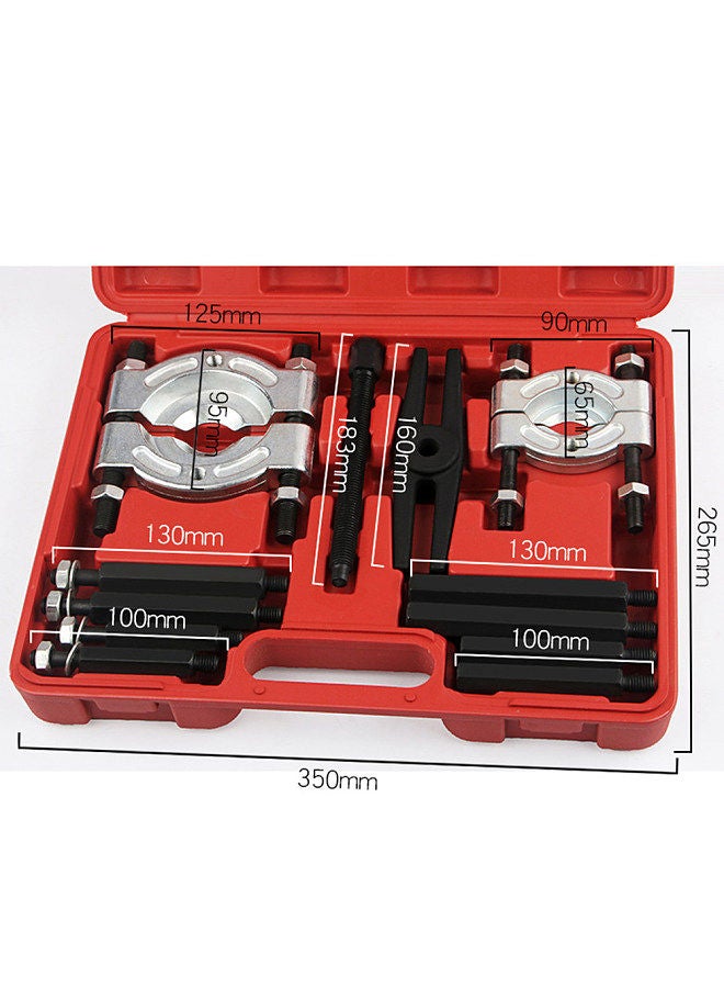 12 PCS Bearing Separator Puller Kit Heavy Duty Bearing Splitter Remover for Wheel Hub Gear Pinion Automotive Repair Tool