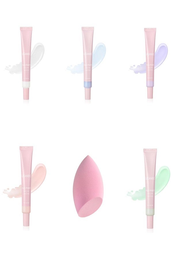 UCANBEMAKEUP UCANBE 5-Color Skin Tone Adjusting Primer Set: Smooth, lightweight face primer - a long-lasting base for face makeup, suitable for all skin types - Image 1