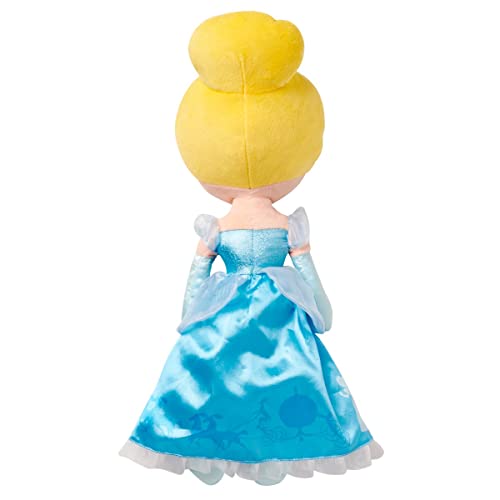 Disney Store Official Princess Plush Doll, Cinderella, Medium 14 Inches, Soft Plushy with Embroidered Features, Princess Toys for Girls, Disney Dolls, Stuffed Animals for Girls - Image 3