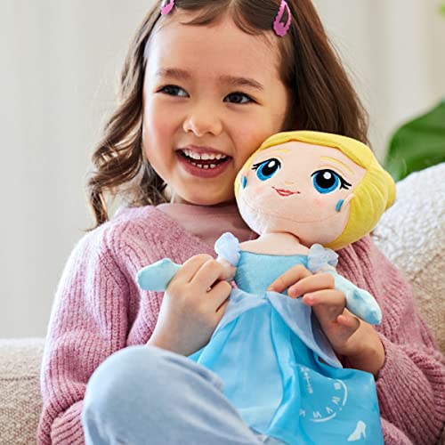 Disney Store Official Princess Plush Doll, Cinderella, Medium 14 Inches, Soft Plushy with Embroidered Features, Princess Toys for Girls, Disney Dolls, Stuffed Animals for Girls - Image 2
