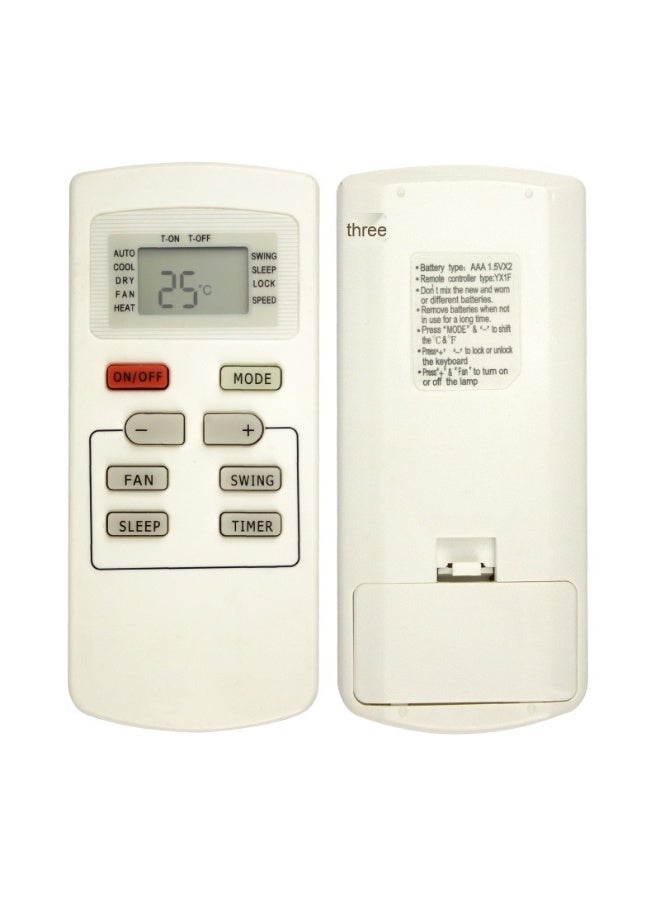 NIBEMINENT Compatible Remote Control for Enerlity Gree Air Conditioner YX1F 