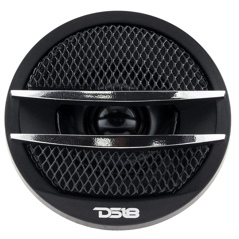 DS18 TX1S Tweeter X1 1.38-inch 200 Watts Max Pei Dome Ferrite Tweeters with Mounting Kit Angle, Flush, & Surface - Set of 2 (Black/Silver) - Image 5