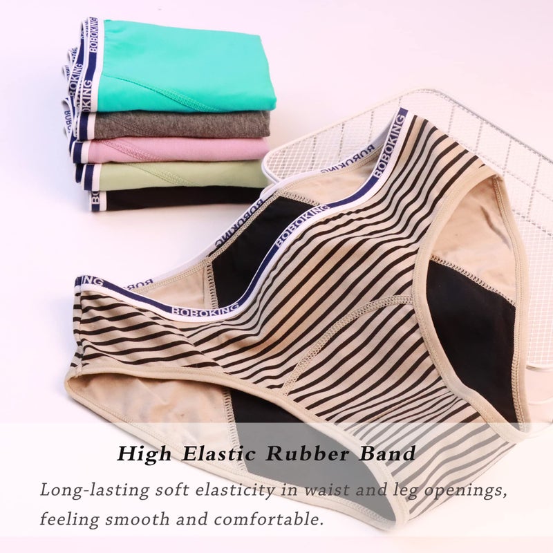 Boboking Teen Girls Cotton Period PantiesTeens Soft Briefs Women Underwear M - Image 5