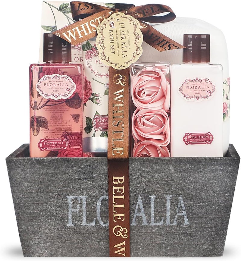 GLOSS Trash Bath Wood FLORALIA Gift box gift for woman
