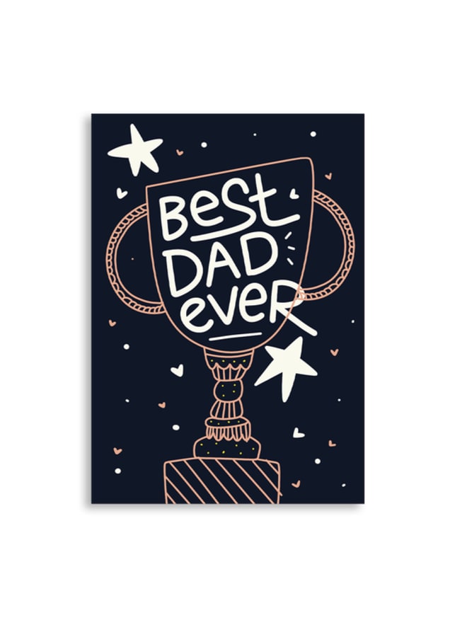 Greeting card BEST DAD EVER AWARD