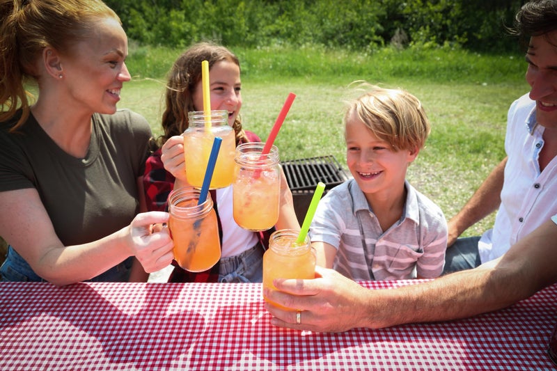 Coghlan's Silicone Straws 4-Pack, Reusable Flexible BPA-Free Drinking Straws for Camping and Travel, Dishwasher-Safe, Durable, Multi-Color - Image 4