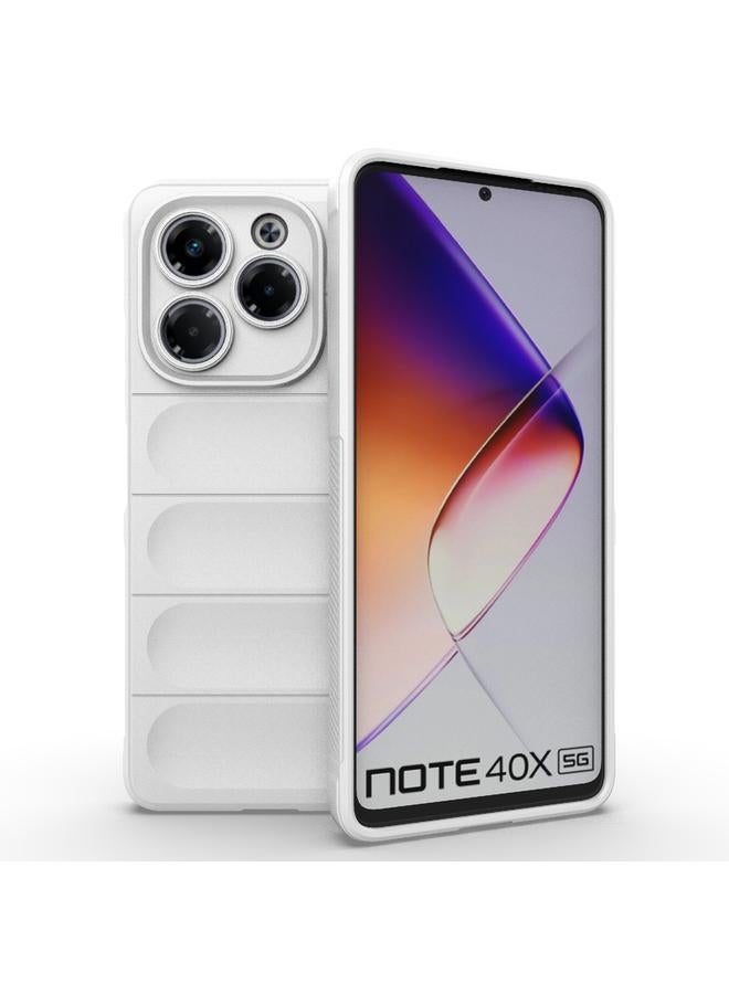 اس-توب جراب لهاتف Infinix Note 40X 5G Global Magic Shield TPU + جراب هاتف من الفلانيل - Image 1