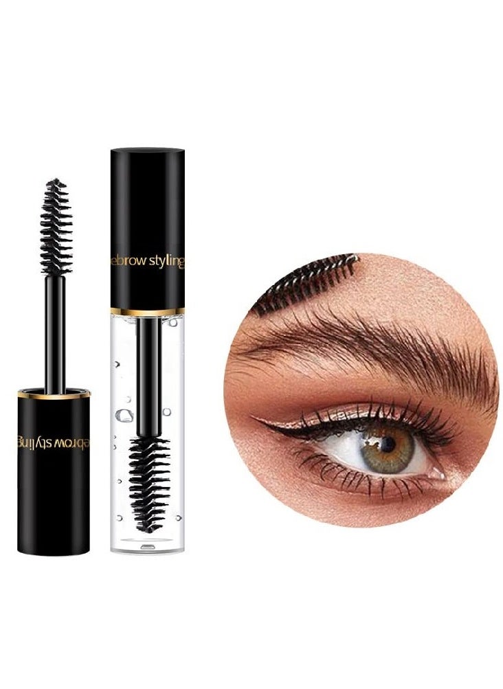 Excefore Eyebrow Gel Clear Eyebrow Setting Gel Tinted Eye Brow Mascara Long Lasting Waterproof Smudge Proof Liquid Eye Makeup Kit Brow Repair Liquid Brow Styling Beauty Gift for Women  - Image 1