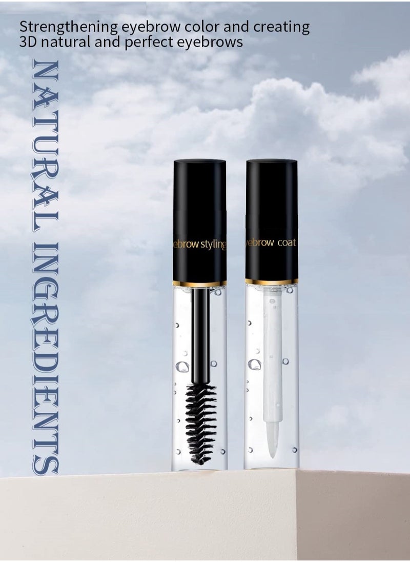 Excefore Eyebrow Gel Clear Eyebrow Setting Gel Tinted Eye Brow Mascara Long Lasting Waterproof Smudge Proof Liquid Eye Makeup Kit Brow Repair Liquid Brow Styling Beauty Gift for Women  - Image 3