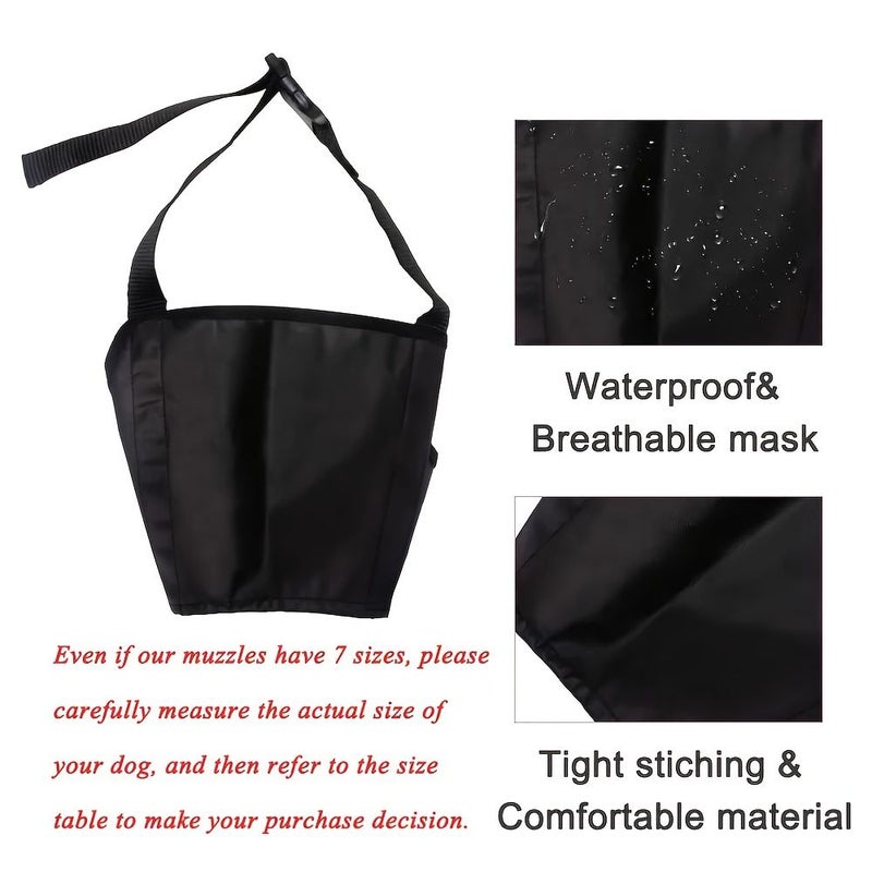 2pcs Dog Muzzle Mixed Colors Size L Soft Anti Biting Breathable Adjustable - Image 4