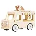 Le Toy Van Wooden Doll House Dolly Ice Cream Van Play Set for Dolls Houses Daisylane Dolls House Furniture Sets Suitable for Ages 3 - Image 3