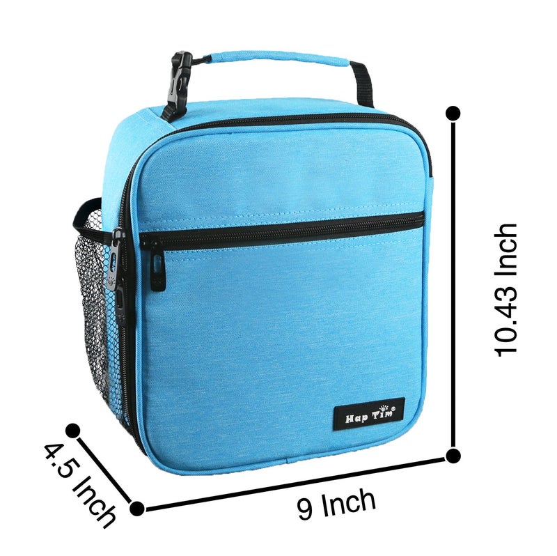 Hap Tim Insulated Lunch Bag for Men Women,Reusable Lunch Box, Spacious Lunchbox Adult, Blue (18654-BL) - Image 4
