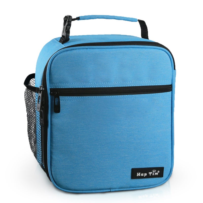 Hap Tim Insulated Lunch Bag for Men Women,Reusable Lunch Box, Spacious Lunchbox Adult, Blue (18654-BL) - Image 1