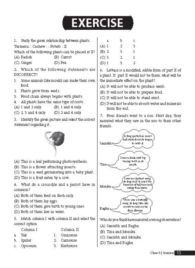 MTG Olympiad Prep-Guide Science Class 3 - Detailed Theory, Self Test with NSO Chapterwise Previous Year Question Paper For SOF 2023-24 Exam  - Image 4