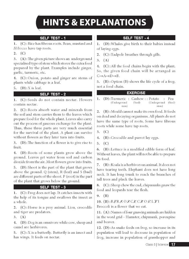 MTG Olympiad Prep-Guide Science Class 3 - Detailed Theory, Self Test with NSO Chapterwise Previous Year Question Paper For SOF 2023-24 Exam  - Image 5