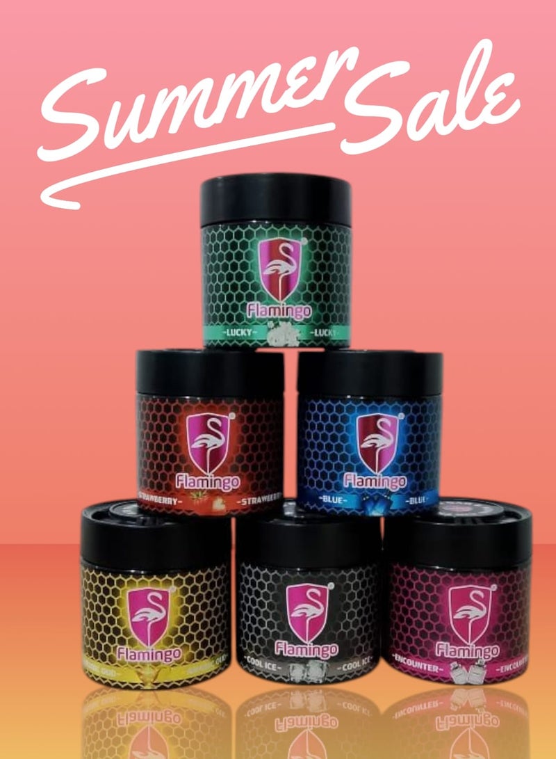 معطر هواء فلامنجو 220 جرام - جديد - برائحة الياسمين العطرة طويلة الأمد - للسيارة والمنزل والمكتب - Image 2