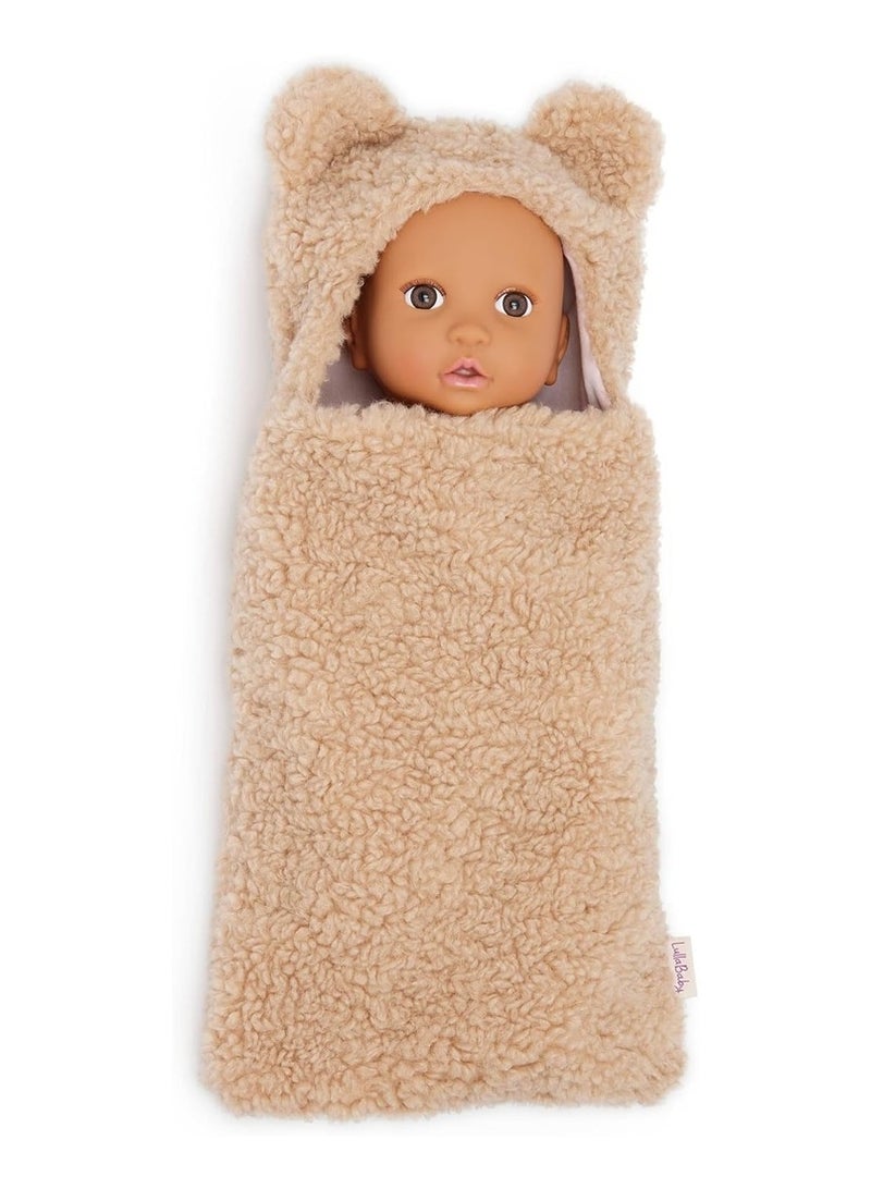 لولا بيبي دمية طفل 14بوصة مع بيجامة بنية وكسوة نوم - LBY7696Z - Image 3