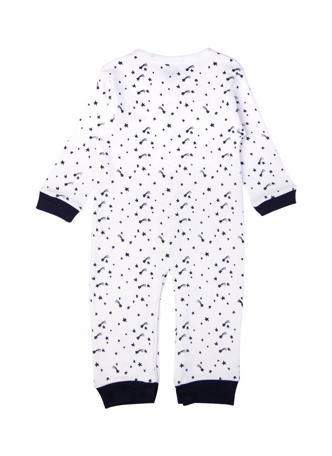 Babies Basic 100% Cotton Printed Long Sleeves Jumpsuit/Romper/Sleepsuit For Babies  - Image 5