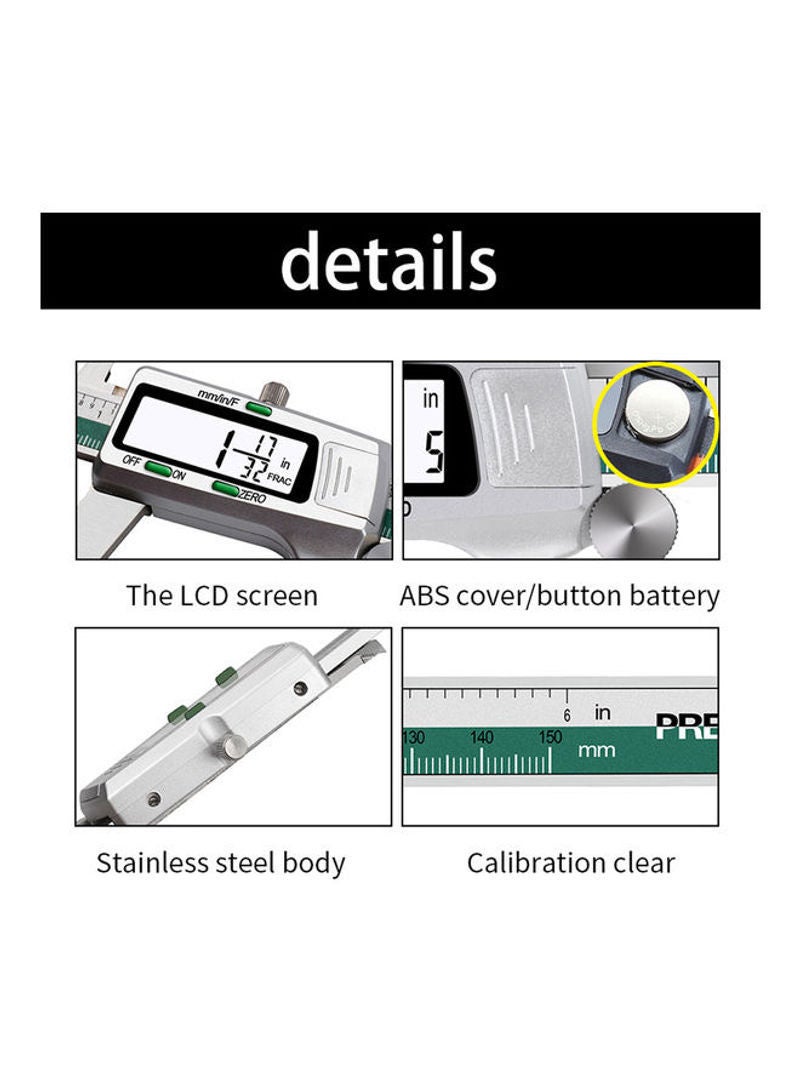 NIBEMINENT Electronic Digital Display Calliper Vernier Ruler Multicolor 24.2cm - Image 5