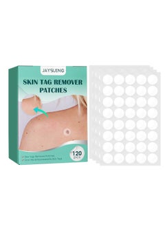 Skin Tag Remover Patches, Painless Effective Fast Transparent and Ultra-Thin Mole Warts Removal Sticker for Face and Body 120 Pcs