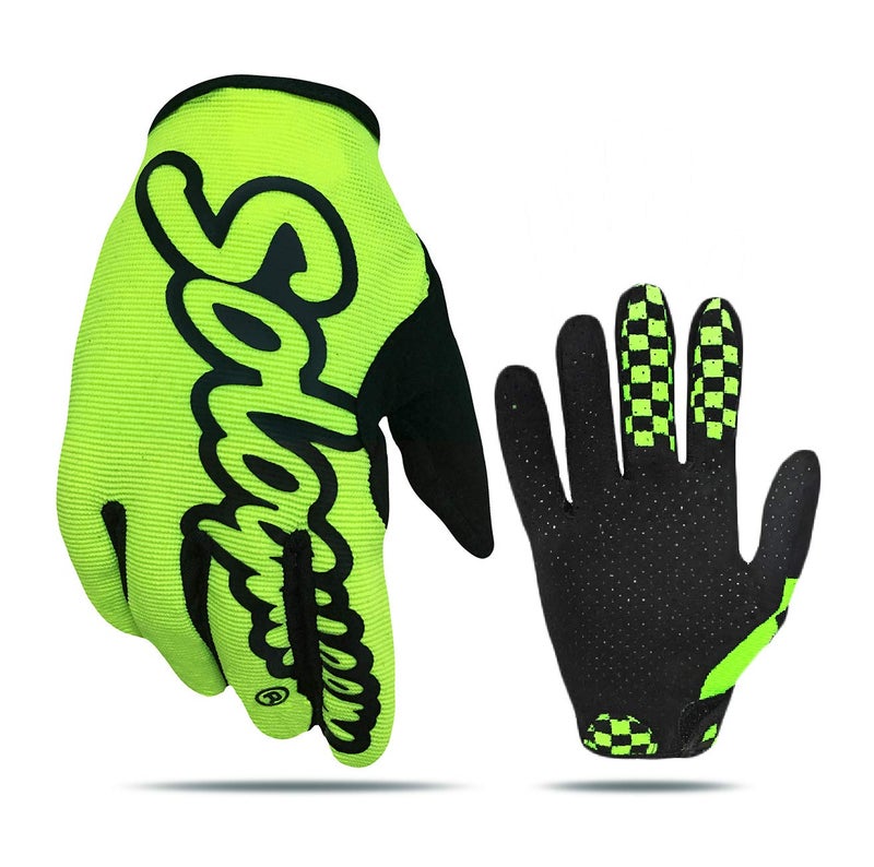 SOLO QUEEN SimRacing Gloves for Simulator Steering Wheel Games and Karting Glove Yellow XL