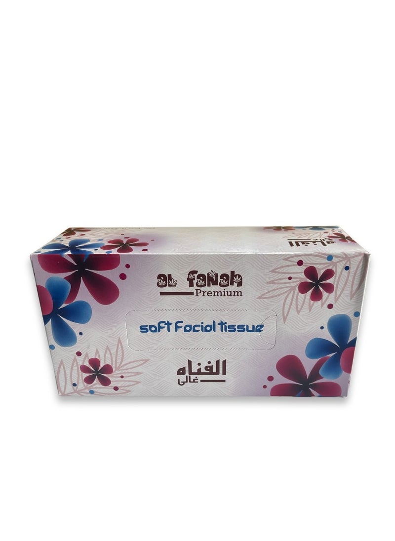 CRYSTAL AL FANAH Facial Tissue - 2ply, Rectangular, 14gsm, 19x21cm, 150 Sheets  - Image 3