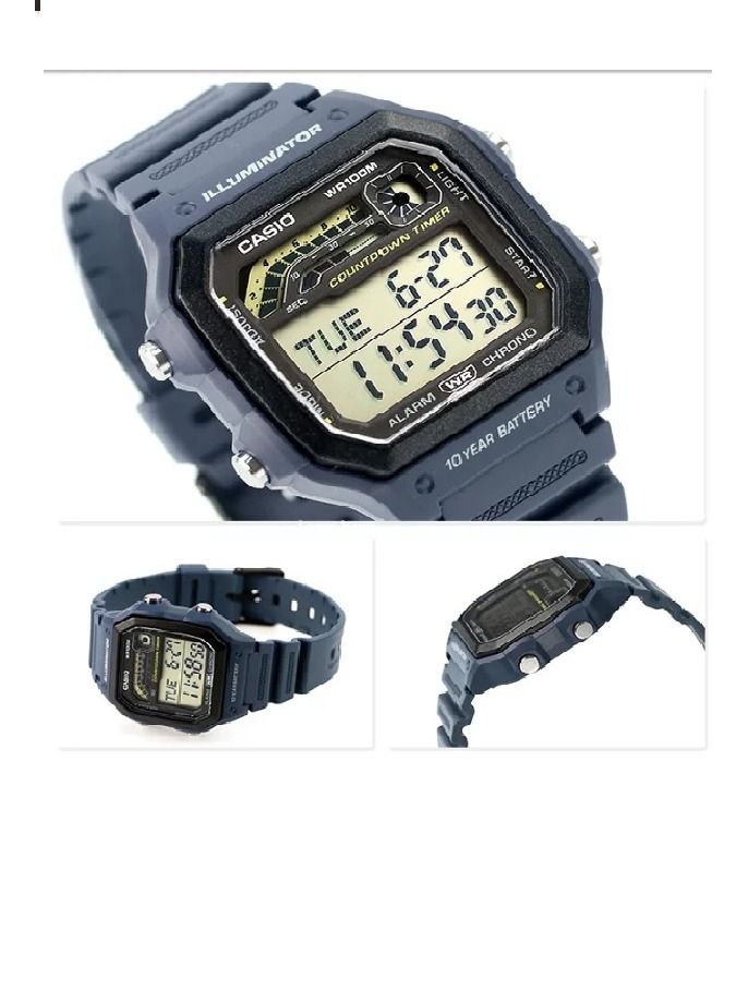 CASIO Youth Digital Watch WS-1600H-2AVDF - Image 2