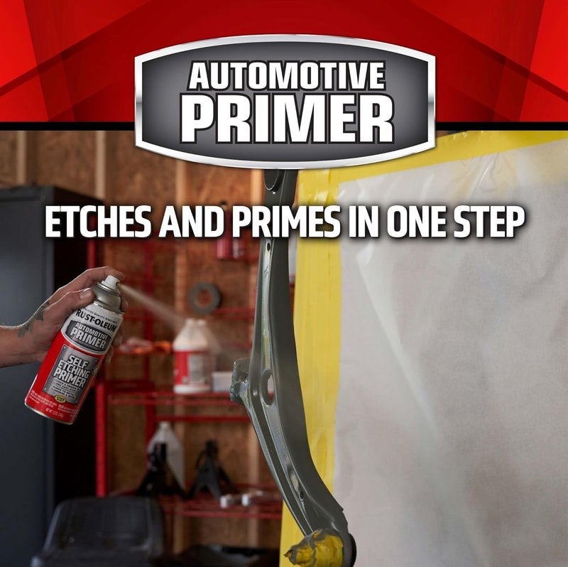 Rust-Oleum 249322 Automotive Self Etching Primer Spray, 12 oz, Matte Dark Green - Image 3