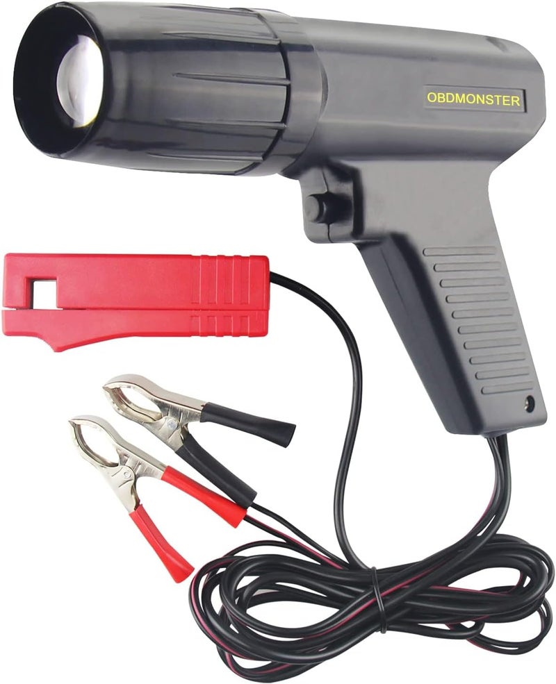 OBDMONSTER Ignition Timing Light, 12V Strobe Lamp Inductive Petrol Engine Timing Gun Automotive Tool for Car Motorcycle Marine - Image 1