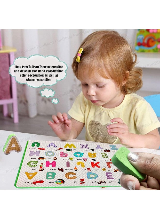 فنبلاست لوحة أحجية FunBlast Capital Alphabet Eva للأطفال - لوحة تعليمية للأطفال، حصيرة أحجية من الإسفنج للعب والتعلم (عبوة من قطعة واحدة؛ متعددة الألوان) (أبجدية) - Image 5