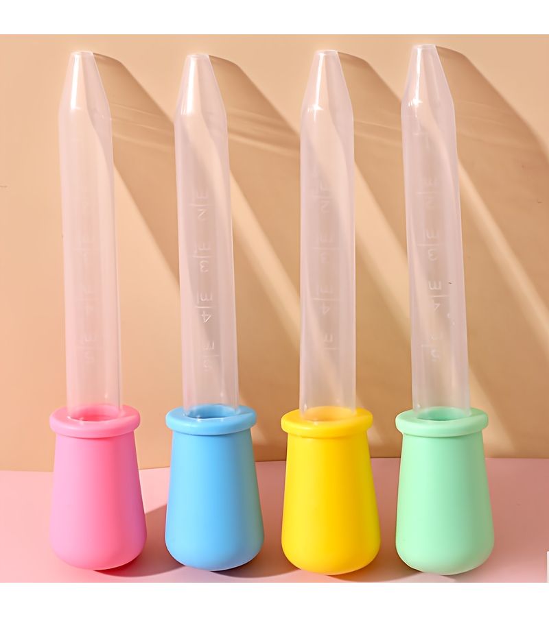5 Random Color Squeeze Dropper Pump Tools for Liquid Transfer Painting Lab - Image 4