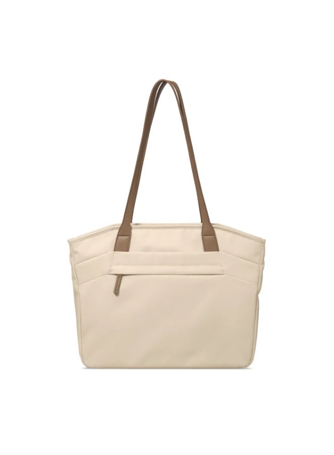 Tomtoc Versatile-T23 16-Inch Laptop Tote Bag for Women & Men – 12.5L Eco-Friendly Water-Resistant Khaki Shoulder Bag with Padded Compartment for MacBook, Travel, Work, Office - Image 2