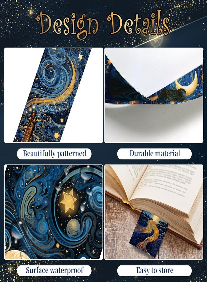 Anseal 12 PCS Celestial Bookmark, Bookmarks for Book Lovers, Bulk Bookmarks for Men, Unique Book Mark for Reading for Boys, Girls, Students, Classroom Gifts, School Prize, Reading Present - Image 4