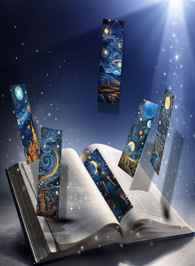 Anseal 12 PCS Celestial Bookmark, Bookmarks for Book Lovers, Bulk Bookmarks for Men, Unique Book Mark for Reading for Boys, Girls, Students, Classroom Gifts, School Prize, Reading Present - Image 5
