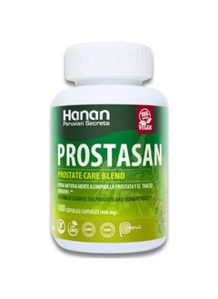 Hanan Prostate Supplements for Men 100 Capsules - Prostasan Blended with Annatto, Humanpinta, Cat's Claw, Horsetail and Soldier's Herb - Prostate Health from Peru  - Image 1