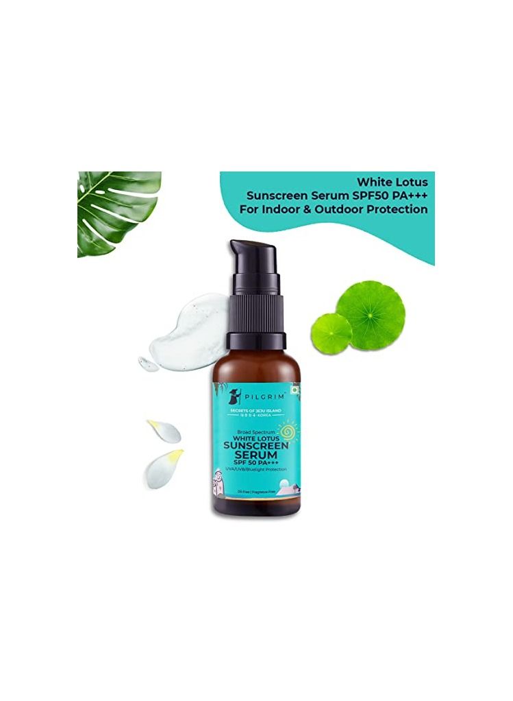PILGRIM Pilgrim Korean White lotus Sunscreen Serum  - Image 2