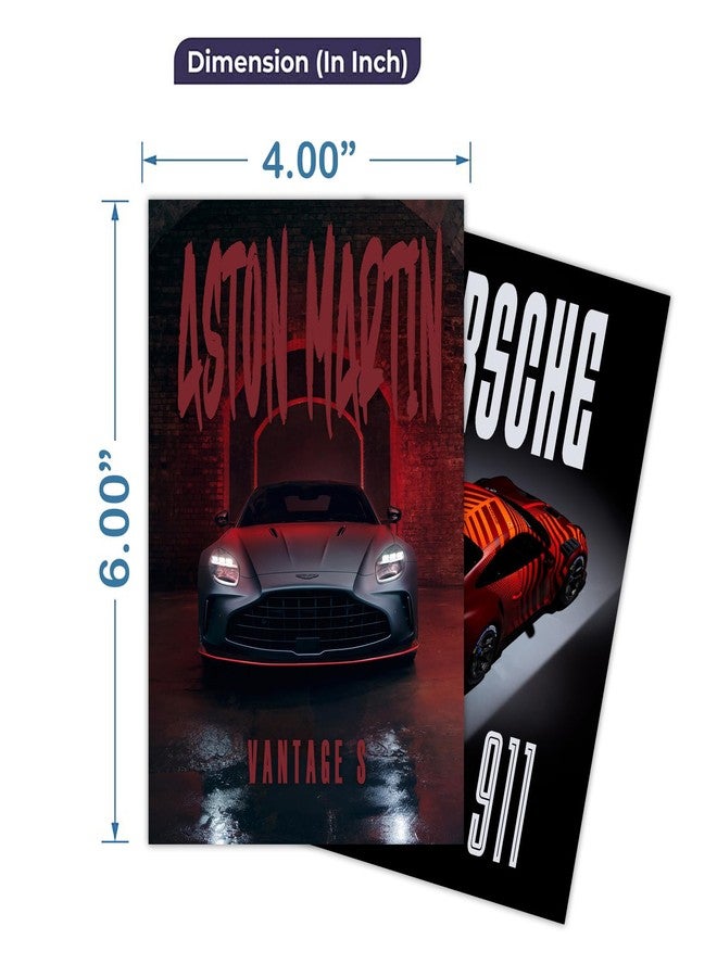 MANIAL - Pack of 27 Piece Car Aesthetic Wall Collage Kit Posters Set, Each Size 4x6 Inch, Luxury Sports Cars Theme, Wall Art for Bedroom Office Living Room Dorm - Image 2