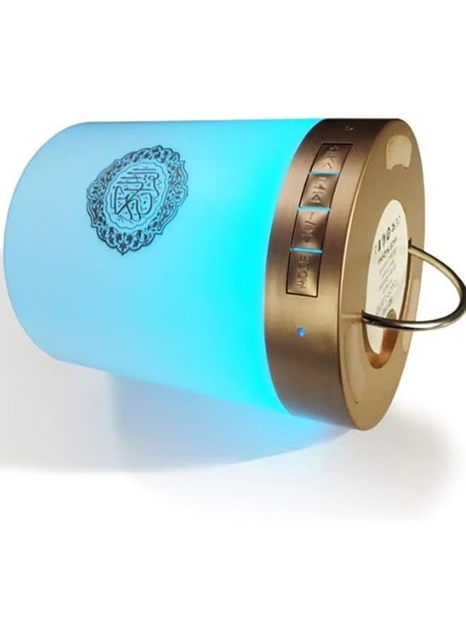 Gulf Trend Quran LED Moon Lamp Speaker with Bluetooth and Remote Control | Multicolour 3D Moon Light with Crystal-Clear Audio, Touch Control & Rechargeable Design for Relaxation, Study Night Ambience and Spiritual Listening - Image 4