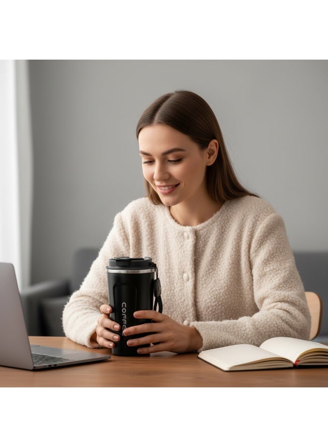 Y&D 380ml Intelligent Display 304 Stainless Steel Thermos Cup - Image 1