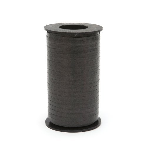 Berwick Splendorette Crimped Curling Ribbon, 3/16-Inch Wide by 500-Yard Spool, Black - Image 1