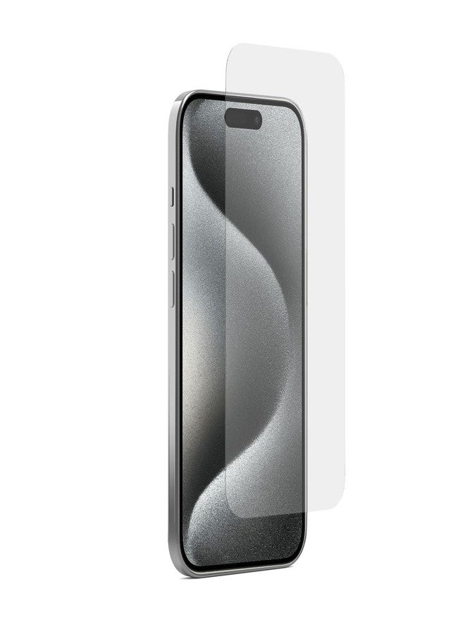 PureGear Maximum Clarity HD Tempered Glass Screen Protector for Apple iPhone 15 Pro Max (2023) 6.7", Full Coverage, Case Friendly Fit, Lifetime Replacement (Self Alignment Installation Tray included) - Image 1
