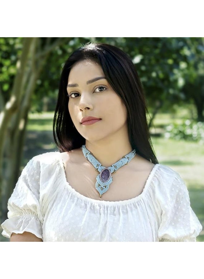 انتيكيانو قلادة مكرمية مصنوعة للنساء - Image 5