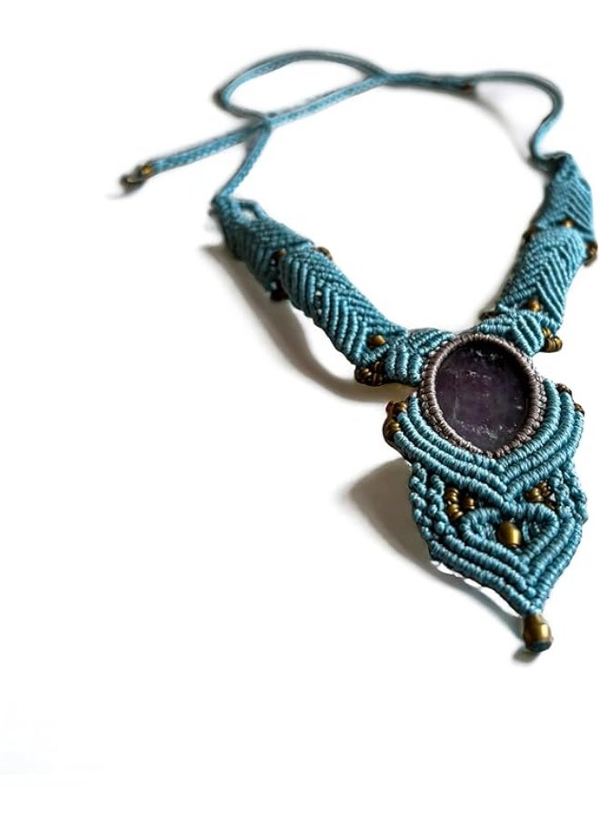 انتيكيانو قلادة مكرمية مصنوعة للنساء - Image 1