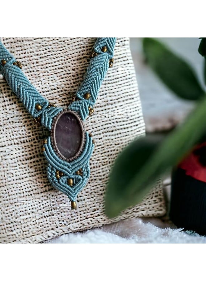 انتيكيانو قلادة مكرمية مصنوعة للنساء - Image 3