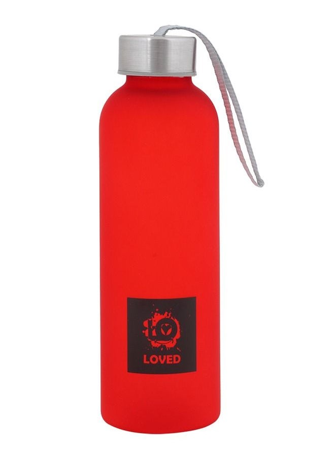 Biggdesign Biggdesign Moods Up Love Water Bottle 580 ML Red  - Image 1